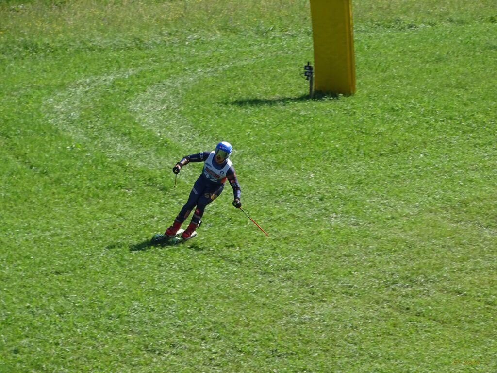 Grass skiing