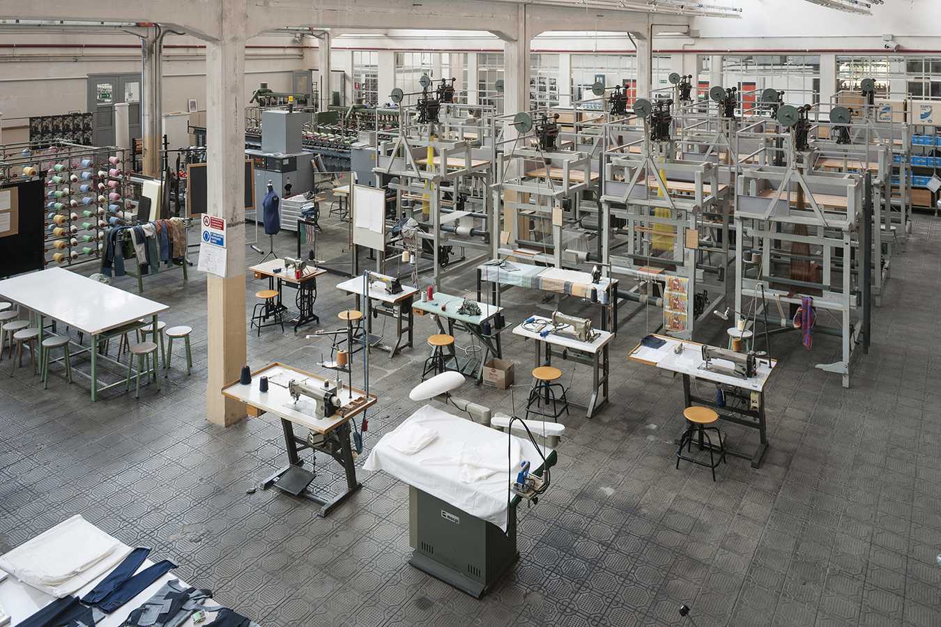 Laboratorio di tessitura dell’Istituto Tecnico Industriale “V. E. Marzotto” di Valdagno © Francesco de Luca